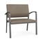 Lesro Newport Bariatric Chair Metal Frame, Charcoal, MD Farro Upholstery NP1401 - alternate 1